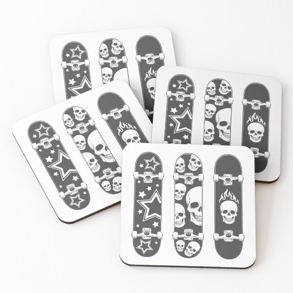 Item preview, skateboard pattern black and white designed and sold by bestoffers.