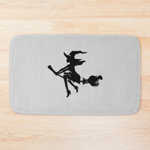 Item preview, Halloween art of witch on broom designed and sold by adesignworld.