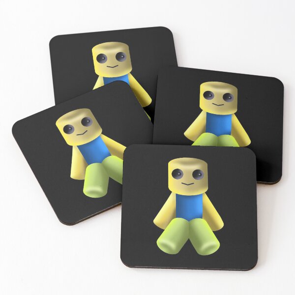 Tiny Noob, Noob, Dabbing Noob, Roblox Coasters (Set of 4)