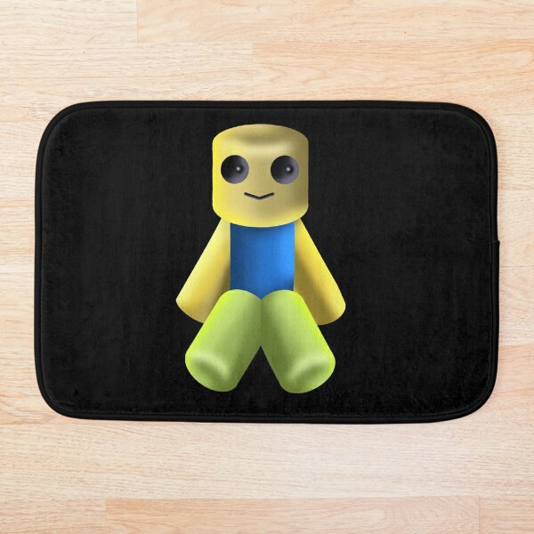 Noob Bath Mats Redbubble - noob run roblox