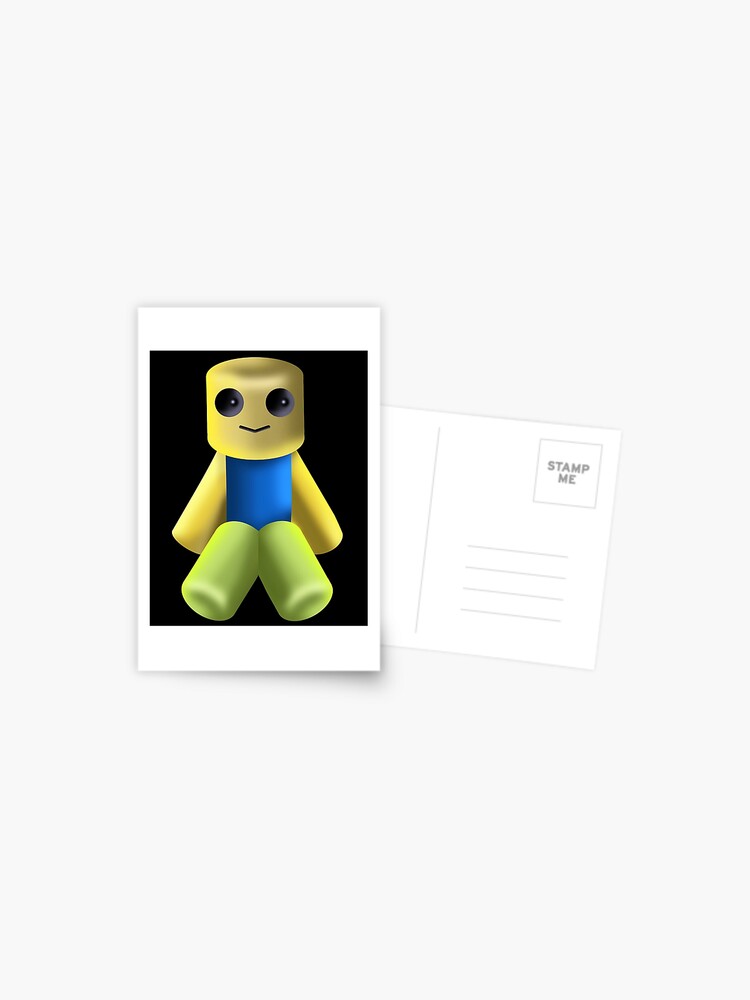 Tiny Noob Noob Dabbing Noob Roblox Postcard By Zest Art Redbubble - roblox dabbing stickers redbubble