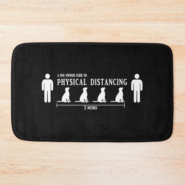 Item preview, Physical distancing instruction with dogs for dog trainers gift designed and sold by CareShare Design.