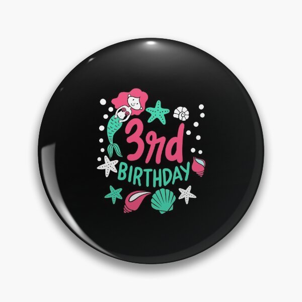 Artikelvorschau, 3. Geburtstag Meerjungfrau Geschenk für Mädchen, die 3 werden entworfen und verkauft von haselshirt.