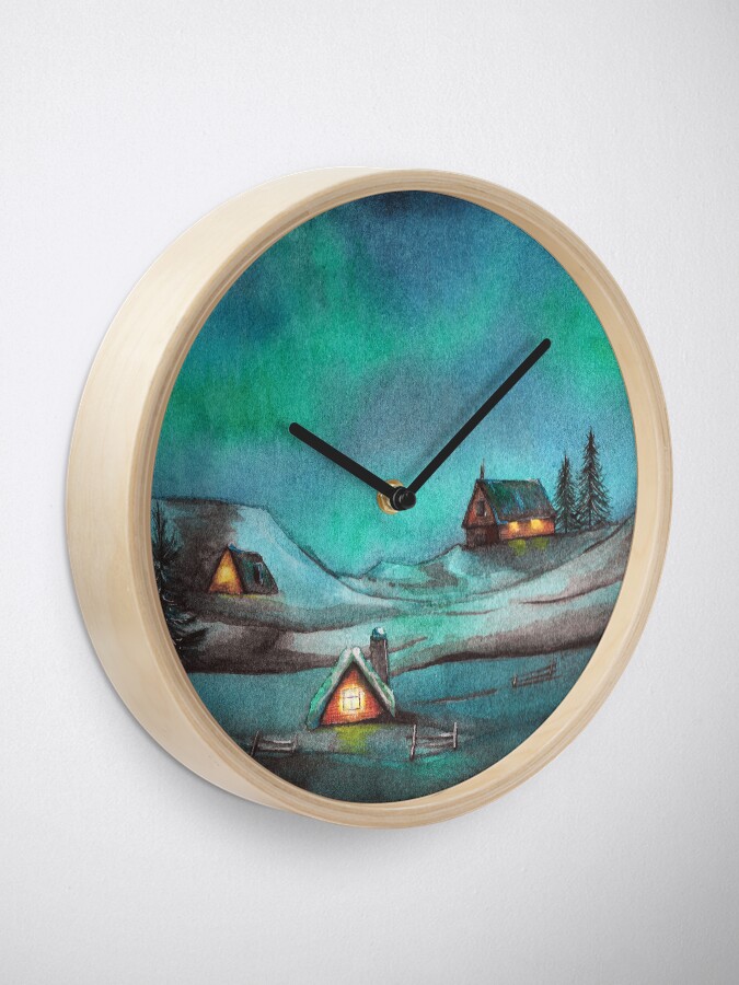 Alternate view of Jol in Norway Clock