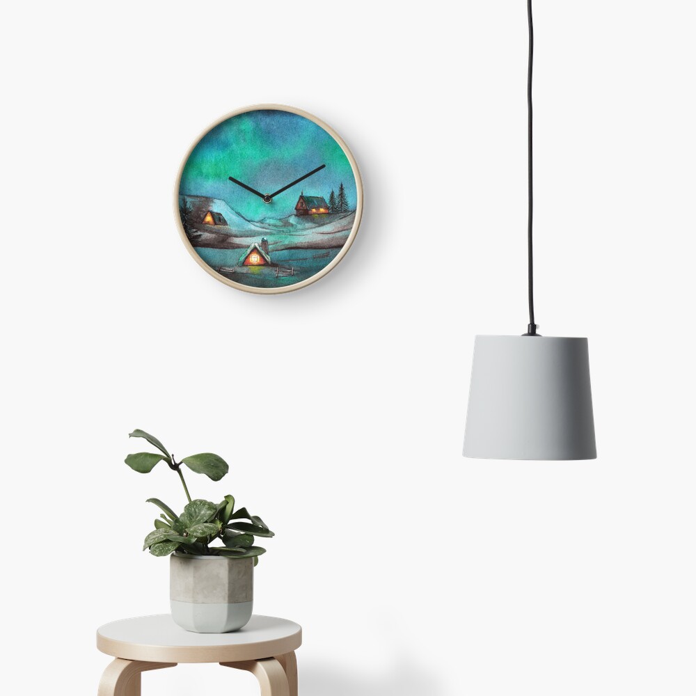 Jol in Norway Clock