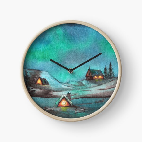 Jol in Norway Clock