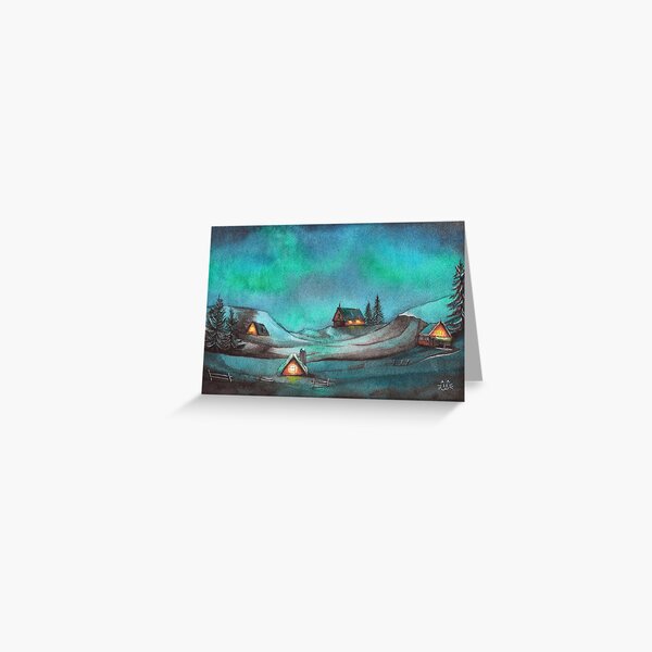 Jol in Norway Greeting Card