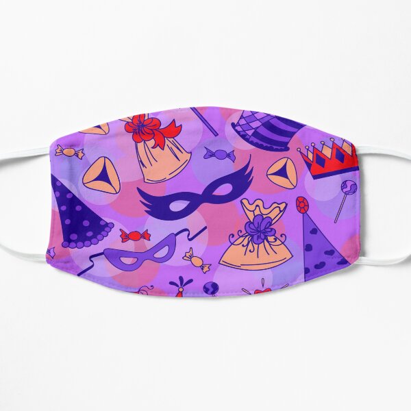 Jewish Purim Flat Mask