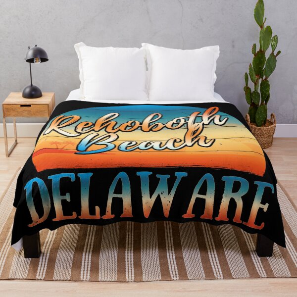 Item preview, Rehoboth Beach Delaware (Vintage Retro Style • Distressed Grunge Look • Sunny Summer Design) designed and sold by SassyClassyMe.