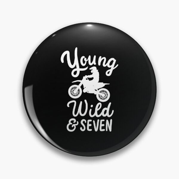 Item preview, 7th Birthday Young Wild & Seven Gift for Turning 7 designed and sold by haselshirt.