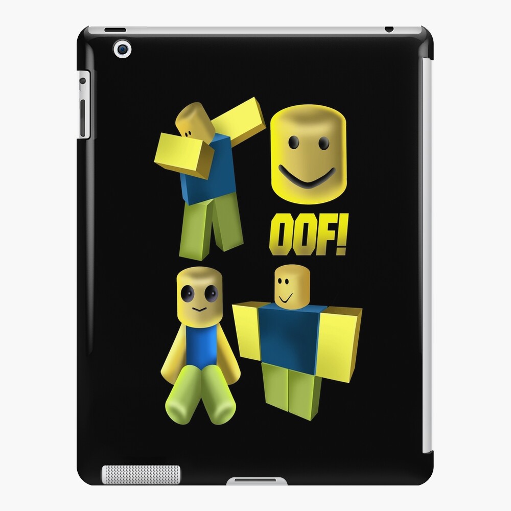 Oof Roblox Oof Noob Head Noob Ipad Case Skin By Zest Art Redbubble - how to be a noob in roblox on ipad for free