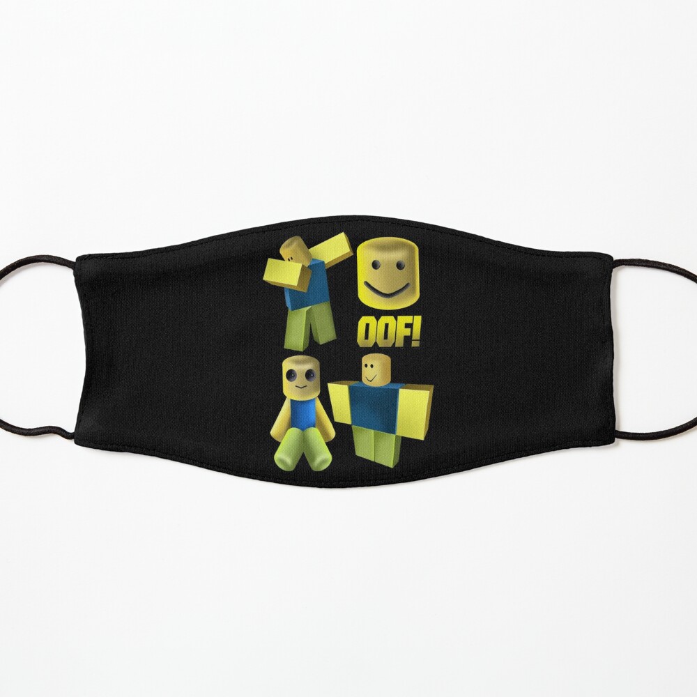 Oof Roblox Oof Noob Head Noob Mask By Zest Art Redbubble - roblox oof character
