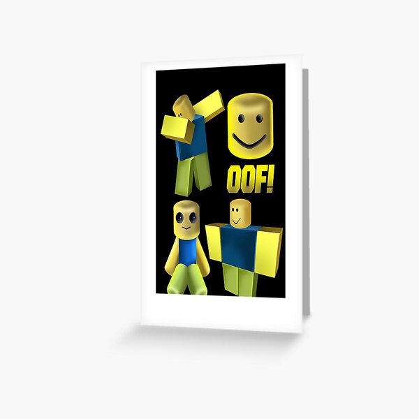 Noob Greeting Cards Redbubble - noobs on strike a roblox machinima youtube