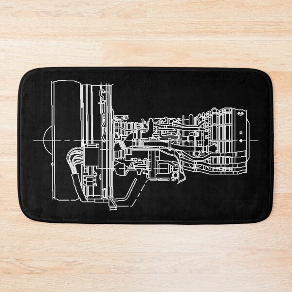 Item preview, General Electric CF6-80C2B In White Version designed and sold by mecanolego.