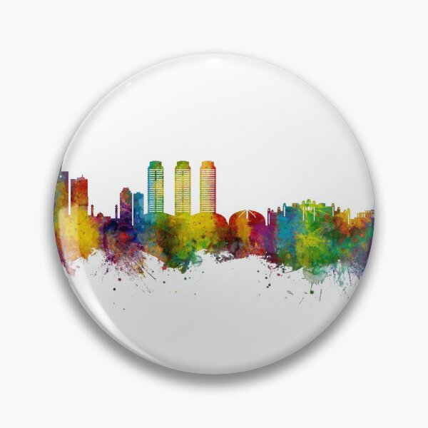 Item preview, Islamabad Pakistan Skyline designed and sold by ArtPrints.