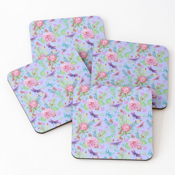 Item preview, Dragonflies and Flowers designed and sold by WisdomInspired.