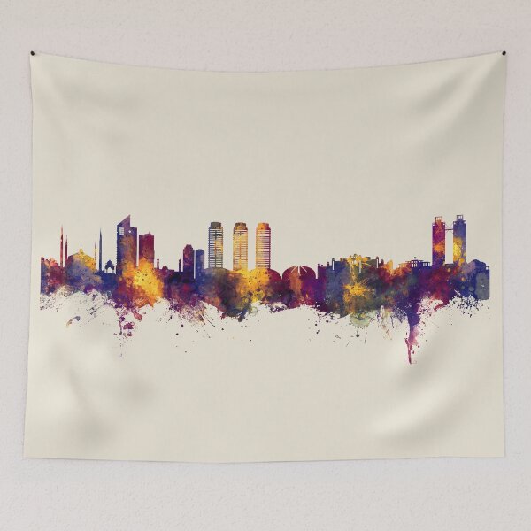 Item preview, Islamabad Pakistan Skyline designed and sold by ArtPrints.