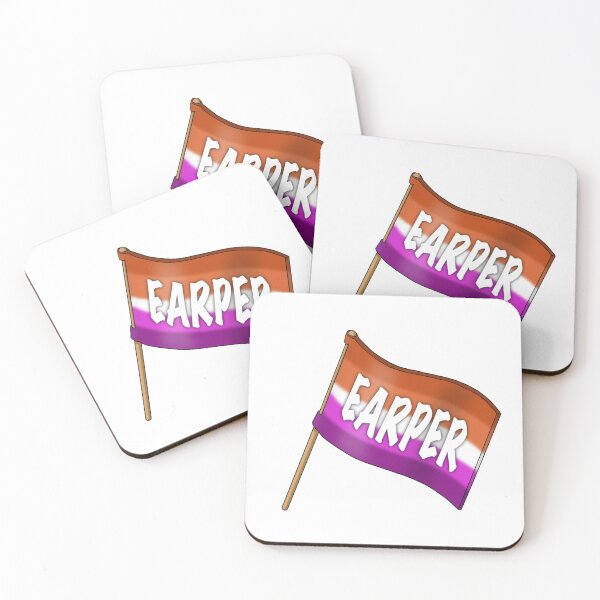 Item preview, Lesbian Earper Pride Flag designed and sold by EarpBands.