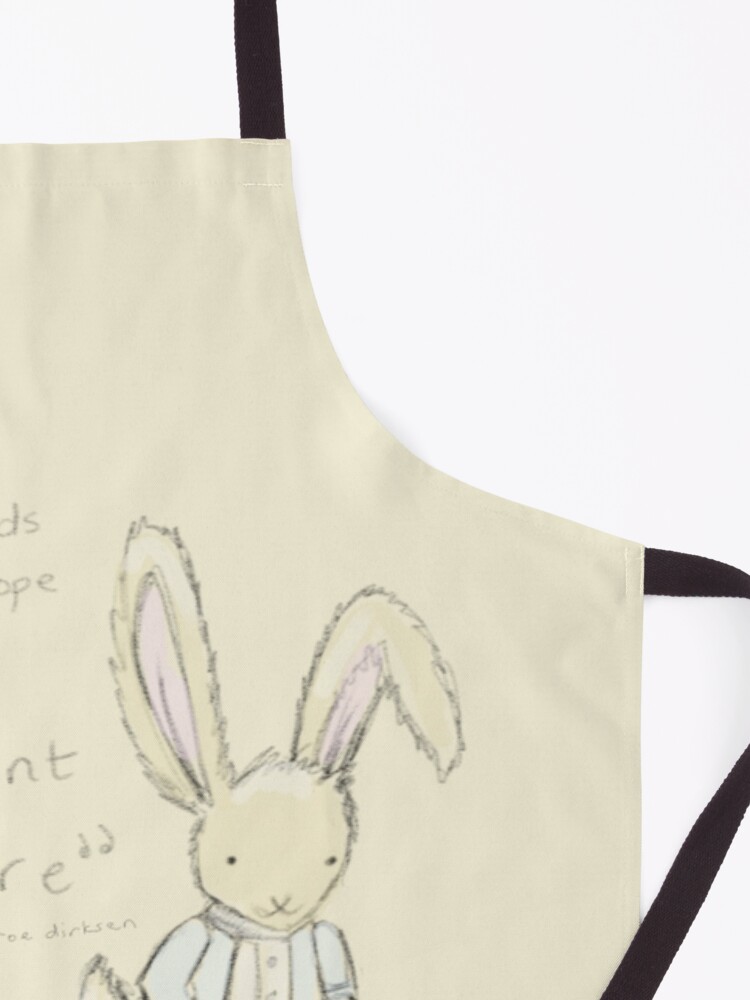 Alternate view of Growing Food Abundance Quote Apron