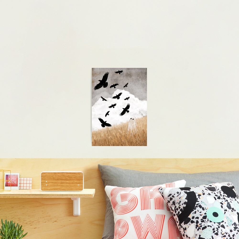Walter and The Crows Photographic Print