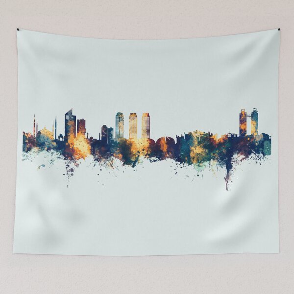 Item preview, Islamabad Pakistan Skyline designed and sold by ArtPrints.