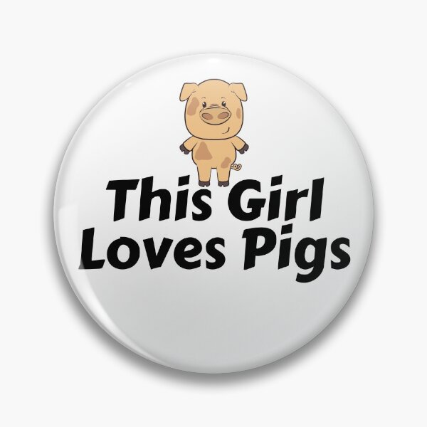 Item preview, This Girl Loves Pigs designed and sold by MoMasry.