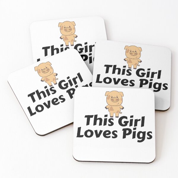 Item preview, This Girl Loves Pigs designed and sold by MoMasry.
