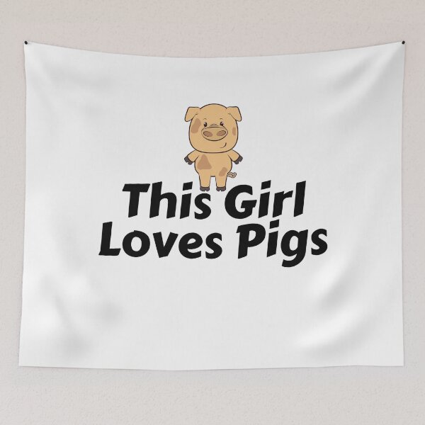 Item preview, This Girl Loves Pigs designed and sold by MoMasry.