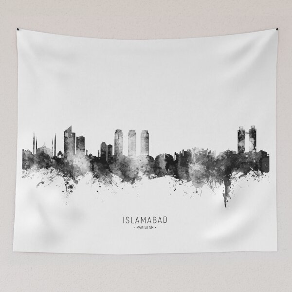 Item preview, Islamabad Pakistan Skyline designed and sold by ArtPrints.
