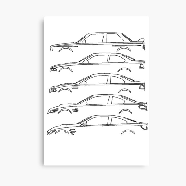 CAR E30 MOTORSPORT SERIES Canvas Print