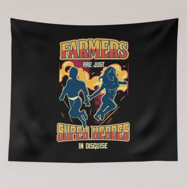 Item preview, Farmers Are Just Superheroes - Farming Gift designed and sold by biNutz.