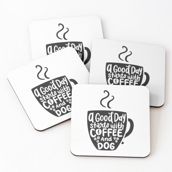 Item preview, A Good Day Starts With A Coffee And Dog Gift designed and sold by haselshirt.