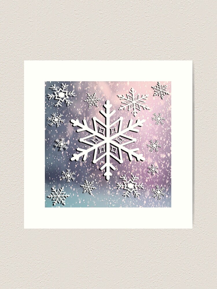 Silver Snowflakes II Art: Canvas Prints, Frames & Posters