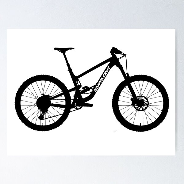 Item preview, Santa Cruz Bronson Mountain Bike Silhouette designed and sold by PositiveLad.
