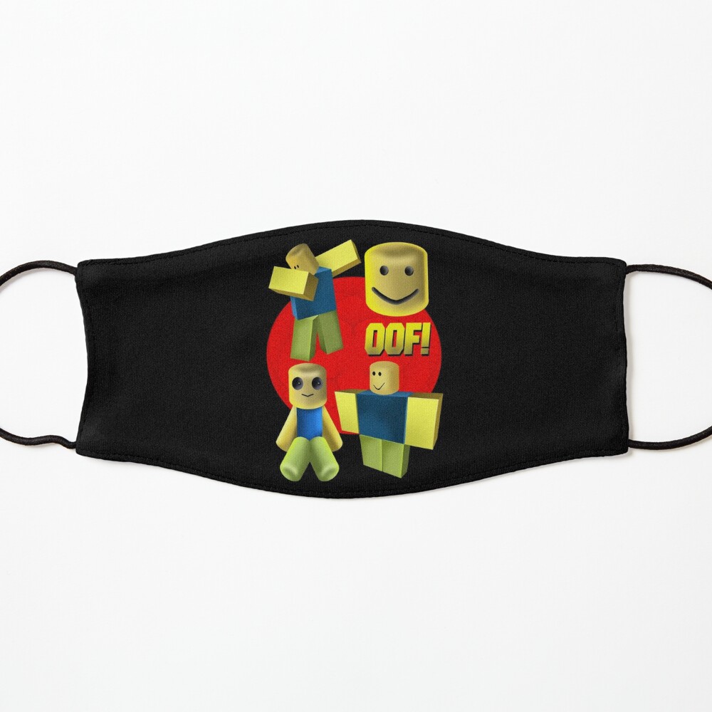 Oof Roblox Oof Noob Head Noob Mask By Zest Art Redbubble - baby noob roblox accessories