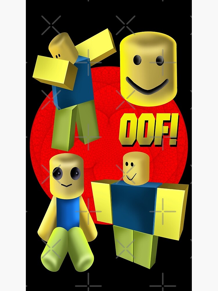 Oof Roblox Oof Noob Head Noob Greeting Card By Zest Art Redbubble - cat noob find the noobs roblox