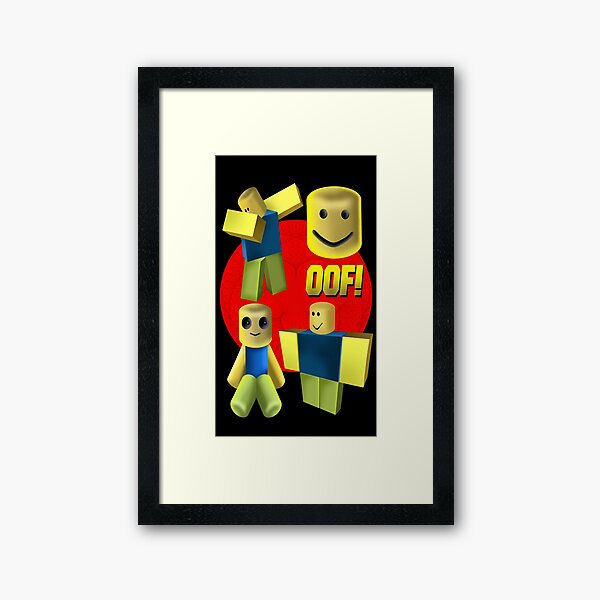 Roblox Kids Wall Art Redbubble - roblox animation youtube denis garage sale