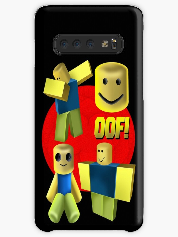 Oof Roblox Oof Noob Head Noob Case Skin For Samsung Galaxy By Zest Art Redbubble - how to get the noob skin on roblox mobile