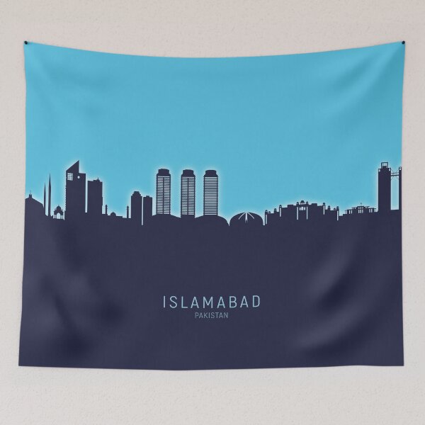 Item preview, Islamabad Pakistan Skyline designed and sold by ArtPrints.