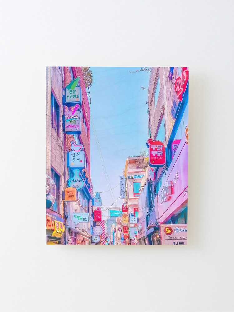 Alternate view of Anime Seoul Mounted Print