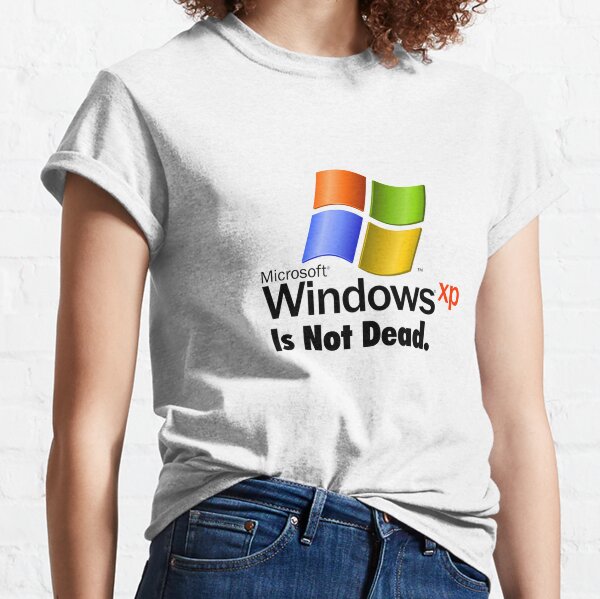 Microsoft Windows Xp T Shirts Redbubble - bliss lucky star windows xp roblox