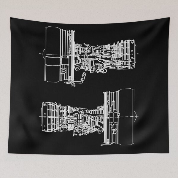 Item preview, General Electric CF6-80E1A3 (White Version) designed and sold by mecanolego.