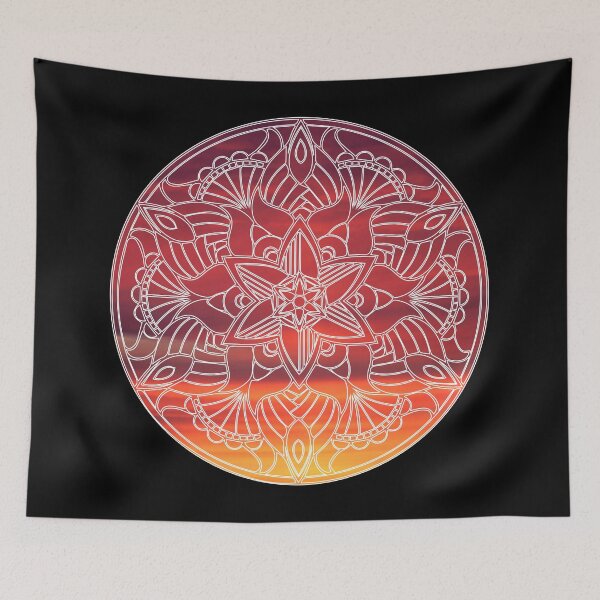 Item preview, Mandala sunset sky vibe designed and sold by djal-lk.