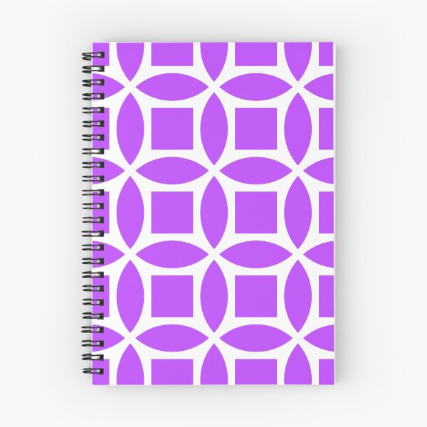Item preview, Geometric Pattern: Intersect Square: White/Purple designed and sold by Red Wolf.