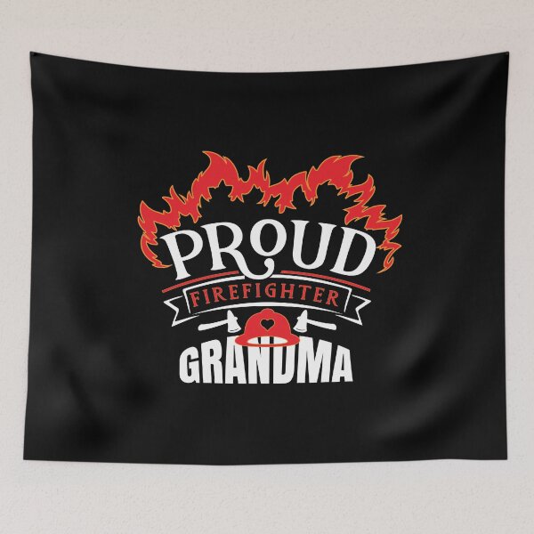 Item preview, Proud Firefighter Grandma Appreciation Family Member Gift product designed and sold by Grabitees.
