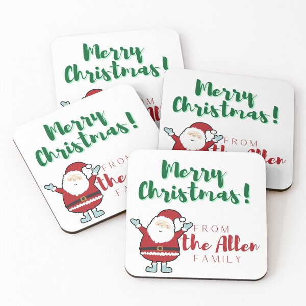 Item preview, Merry Christmas From The Allen Family designed and sold by blacklittlemoon.