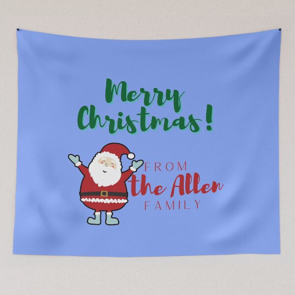 Item preview, Merry Christmas From The Allen Family designed and sold by blacklittlemoon.