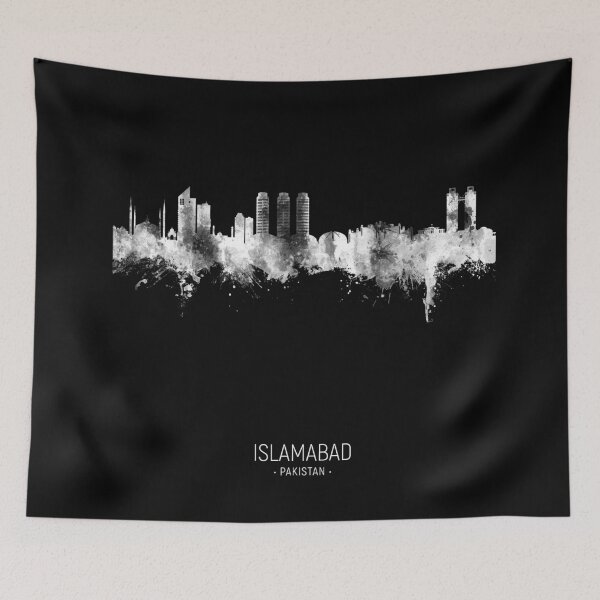 Item preview, Islamabad Pakistan Skyline designed and sold by ArtPrints.