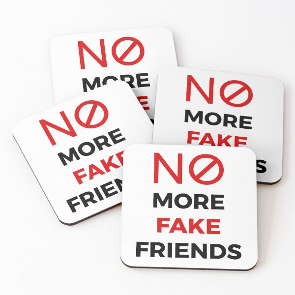 Item preview, No More Fake Friends (Best Friends Forever!) designed and sold by ClickForMore.