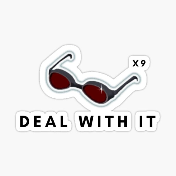 Risk of rain - Deal with it Sticker